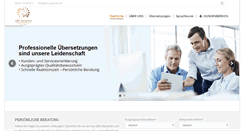 Desktop Screenshot of abc-sprachen.de